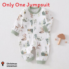 (Green,73cm)Pagliaccetto con piedini in cotone bambino con maniche lunghe per neonati S e autunno