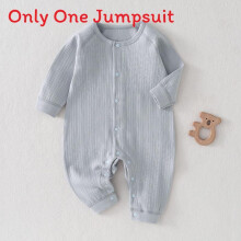 (Blue,66cm)Organic Cotton Baby Playsuit With Removable Hood For Toddler Boys Girls And