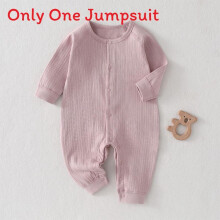 (Pink,59cm)Combinaison de jeu bébé coton bio avec capuche amovible pour tout-petit garçon fille et