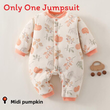 (Style A,59cm)Baby Winter Fleece Lined Jumpsuit With Safe Design For S And Toddlers