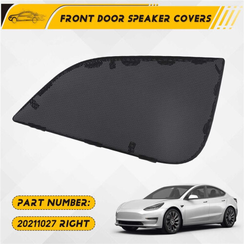For  Model 3 2021-2023 Front Door Speaker Covers 20211027 Left 1