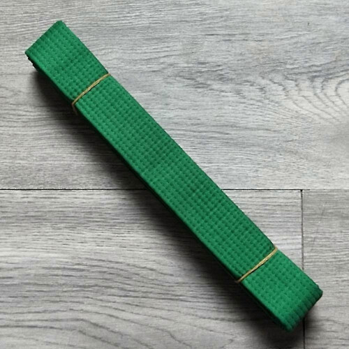 Cinturón de Aikido de 2,2/2,8 m, de algodón, para adultos. 2