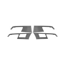 Fibre de Carbone Souple pour   2017 2018 2019 2020 Accessoires de Garniture de Couvercle de Panneau de Cadre de PoignéE de Porte