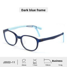 (Style C)Cadre Lunettes Enfant Jeune avec Matière Silicone Fonction Lumière Bleue Blocage