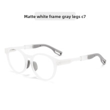 (Style G)Lunettes enfant forme ronde avec caractéristiques anti-rayonnement et monture légère