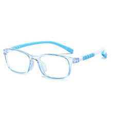 (Style H)Monture de lunettes enfant avec matériau silicone durable anti-fonction rayonnement