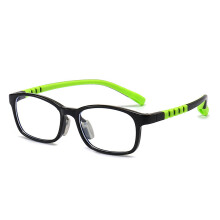 (Style F)Monture de lunettes enfant avec matériau silicone durable anti-fonction rayonnement