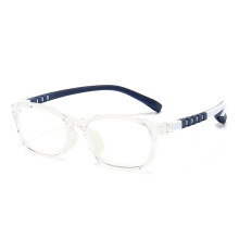 (Style D)Monture de lunettes enfant avec matériau silicone durable anti-fonction rayonnement