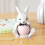 Rabbit Shape Silicone Mold For Candle Holder Epoxy Resin Soap 7