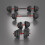 Gewichtset 20 kg - 6-in-1 verstelbare halters 8