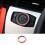 Car Styling Headlight  Cover Trim for  Mustang 2015+ red 5