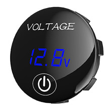 Car Motorcycle Digital Panel Voltmeter with Contact Off Meter Tester LED Display for Auto Boat Accessories
