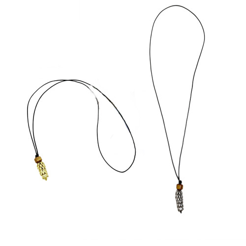 Collier élégant à breloques en forme de pomme de pin,-Couleur or 2