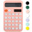 2 Pcs Desk Calculator Basic Calculator 12 Digit Pocket Calculators Desktop with LCD Display for Office and School 6