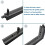 24pcs 2020 Series L-Shape Interior Inside Corner Connector Joint Bracket with Screws Black 5