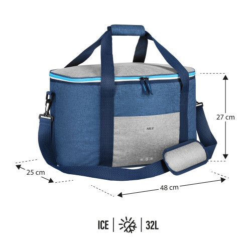 Cooler Bag, Blue, 32L Capacity 1