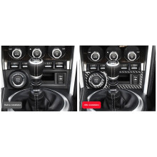 Carbon Fiber Central Control Start Button Panel Cover Trim Sticker for BRZ 86 2016-2020 Accessories