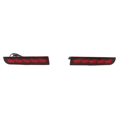 LED Rear Bumper Reflector Fog Lights for  Lancer 2008-2017 Evolution X 2008-2017 Outlander 2011-2012