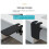 Armrest Pad Desk Computer Support Mouse Pad Wrist Support Arm Bracket Folding Keyboard Elbow Support Pad Black 8