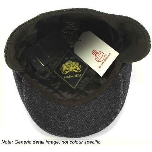 (Pattern 4002 - Blue, XL) Failsworth Oban Tweed Wool Flat Cap 1