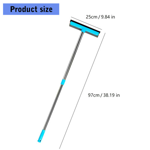 Ergonomic face Scraper Tool For Streak Cleaning On Glass And 2