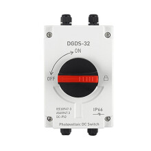 PV Solar Disconnect IP66 Waterproof 1200VDC 32A PV System Isolator with M12 Connector