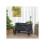 Folding trolley with wheels, 150-litre folding trolley, side-opening, with adjustable handle and brake, black 2