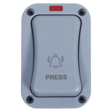 AC250V Doorbell  Self-Resetting Outdoor IP66 Waterproof Doorbell Control Push-Button  Patio-Mounted