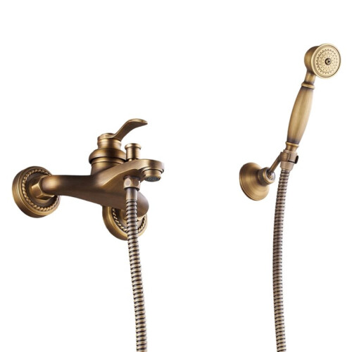 Set Rubinetto Doccia In Ottone con Doccetta e Miscelatore B