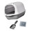 Enclosed Cats Litter Box with Removable Top to Maintain-Gray 1