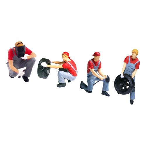 1:64 Scale Hand Painted Miniature Figure for Miniature-work red