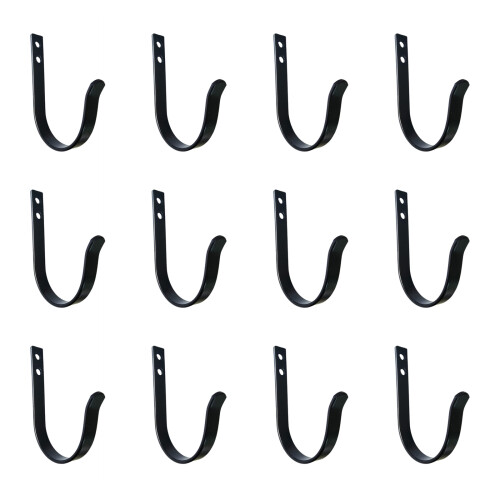 12Pcs Coat Hook Wall Mounted Towel Hanger Metal Wall Hanger Hook