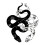 Classical Style Metal Wall Art with Snake Design for Office 1