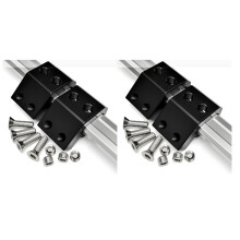 Compact Mount Clamps Brackets Holders with 8mm Thread-4 black