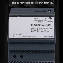 80W-24V DIN Rail Power Supply 220V DIN Rail Mounting E86 Transformer 4A AC- AC 220V to 48V Transformer