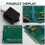 Multi JAMMA Extension Game PCB JAMMA Adapter with  Cable, for Arcade Coin Operator, Game Cabinet Machine ,2 in 1 2