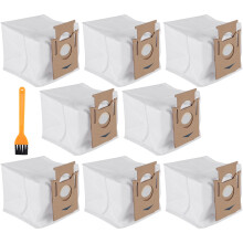 Paquete de 8 Bolsas de Aspiradora de Polvo 2,5L para  DEEBOT OZMO T8 AIVI T8 Max T8 Series T9 Series N8 Pro  N8 Pro Robot Aspirador