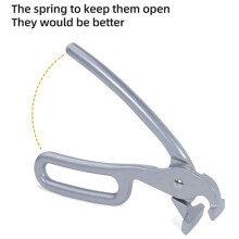 Pizza Gripper for Deep Pizza Pans Heavy Duty Gripper Cast Aluminum Pan Tongs for Pulling Hot Oven Pizza Pan Dish Tray