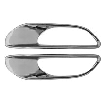 Chrome Front Turn Signal Light Indicator Lamp Cover Trim Bezel Decoration Frame for Renegade 2015-2018