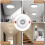 Human Body Sensor Light, 24G Adjustable  Presence Sensor, Suitable for Corridors, Hallways, Staircases, Entrances 4