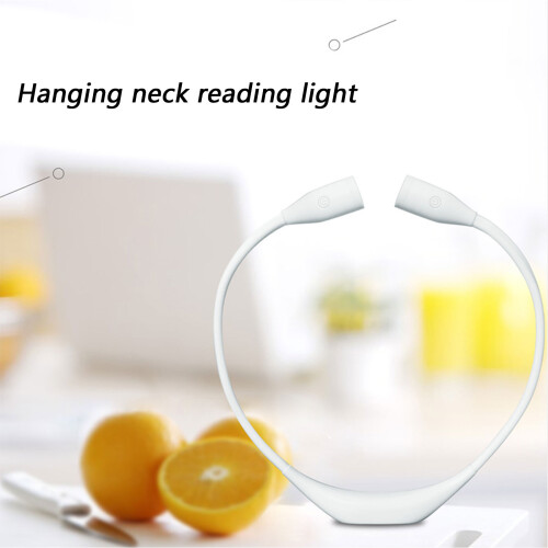 Adjustable Brightness Neck Lamp USB-White Dual1 color 2