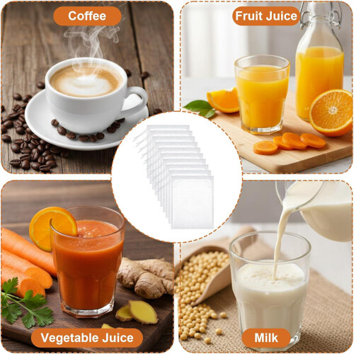 20Pcs 200 Mesh Nylon Straining Bags Enduring Reusable Filter 2