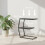 C-Shaped Side Table, 2-Tier, Metal Frame 4