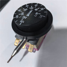 Einstellbarer Elektrischer Lüfter-Thermostatschalter für Heizkörper, 250 V, 0-120 Grad, Temperaturregler für Elektrische Fritteusen