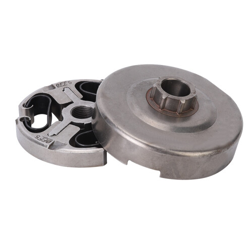 Peças de reposição para motosserras Husqvarna, pinhão de 7 dentes com passo de 3/8 polegadas, conjunto de arruela de embreagem, rolamento e 1