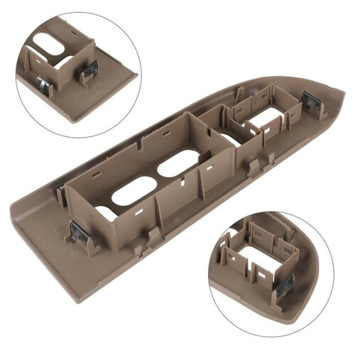 Front Left+Right Door Window  Panel Bezel Lift  Panel Cover for  Expedition 2004-2006 Brown2L1Z-14524AAA 2