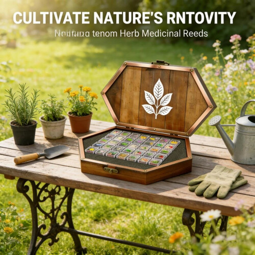 Double Function Wooden Box Wood Container for Plant Growing &-1 2
