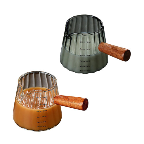 Precise 180ml Capacity Espresso Shot Glass-Cloud and soot 2