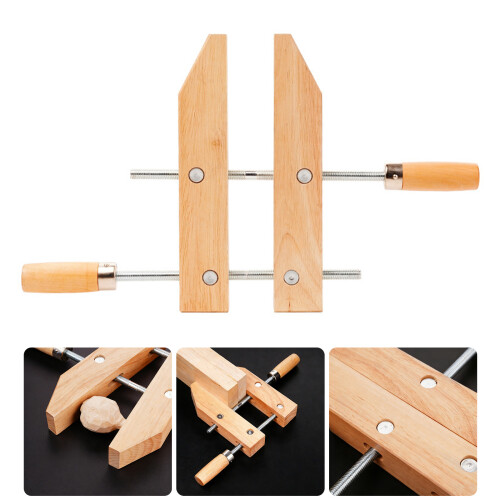 Durability Adjustable Parallel Clamp Wooden Handscrew-6 inches 2