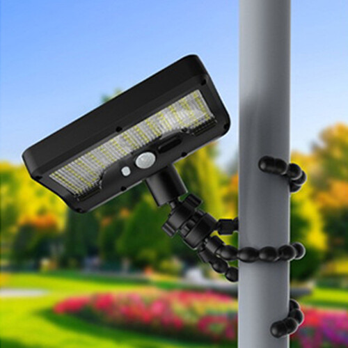USB Solar Rechargeable Outdoor Light-   Black  4 pack 2